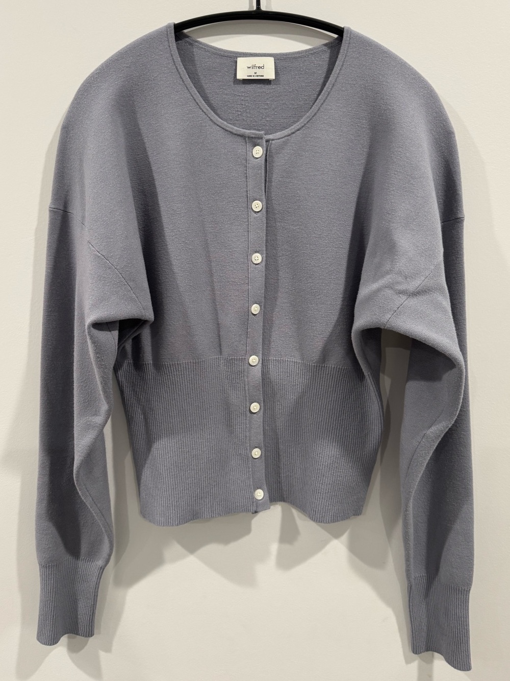 Wilfred Golightly Cardigan (Aritzia) - Moon Dust Grey - Picture 2 of 4